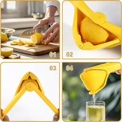 Lemon Squeezer, Effortless Manual Flat Lime Juicer Squeezer, Hand Citrus Press,Space-Saving Design for Saving Space Storage,handheld lemon sjuicer for Lime, Orange & Citrus Fruits