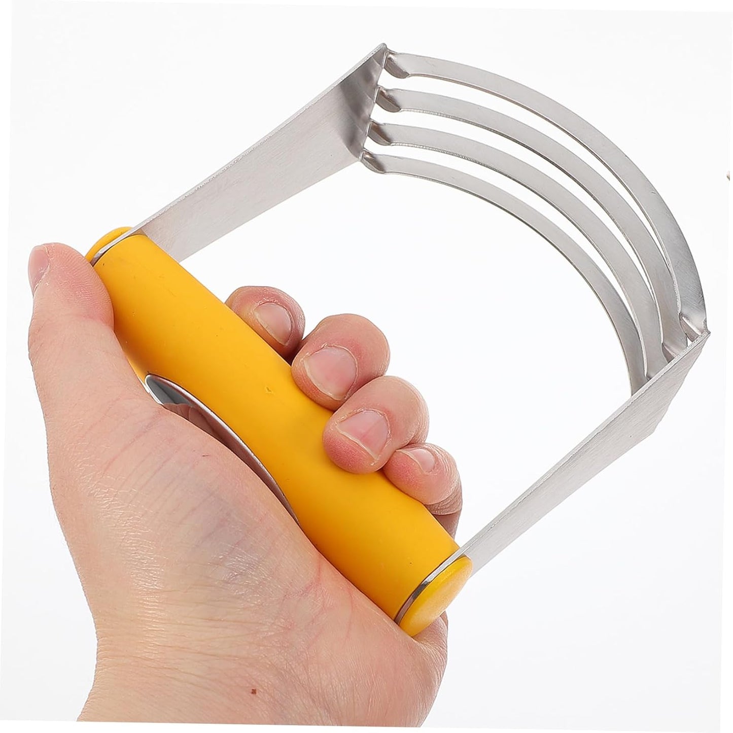 Cabilock Handheld Stainless Steel Dough Cutter for Baking Quick Butter Mixer Pastry Blender Kitchen Baking Tool Home Use