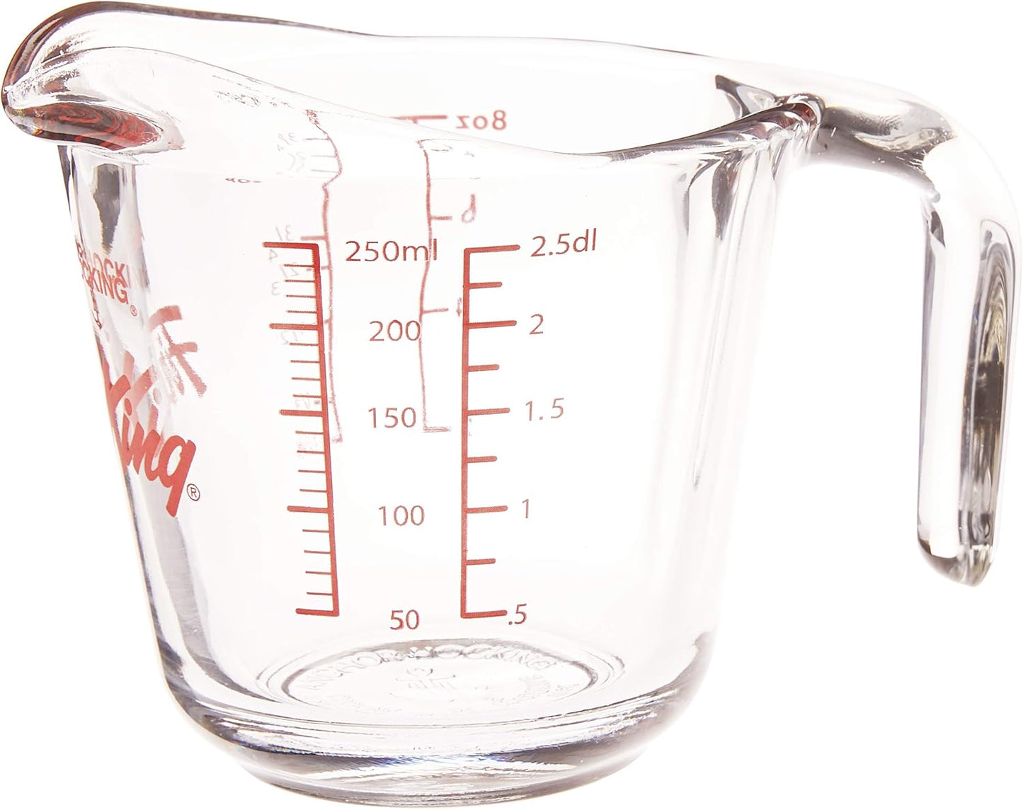 Anchor Hocking 2 Piece Glass Measuring Cup Set