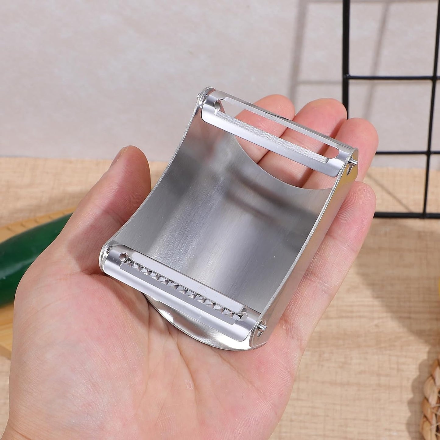 Vegetable Peeler 2-in-1 Julienne Peeler Stainless Steel Ergonomic Handle Sinple Edge Blade for Kitchen Fruit Carrot Veggie Potatoes Cucumber Easy to Handle Portable