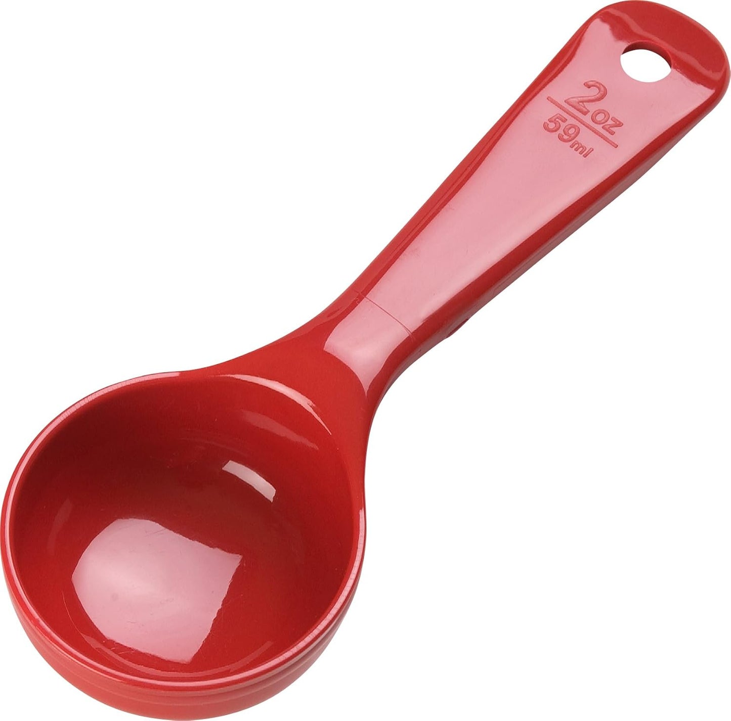Carlisle FoodService Products 492104 Measure Miser Solid Measuring Spoon with Short Handle, 1 Ounce, Yellow