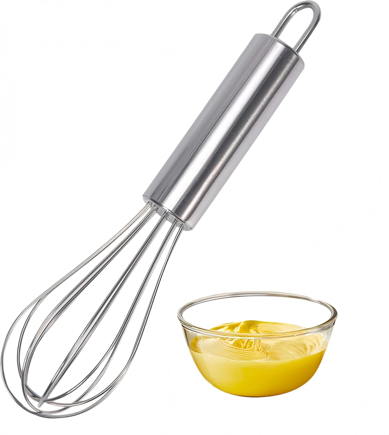 Aniso Stainless Steel Whisk (8.4 inches, Silver)