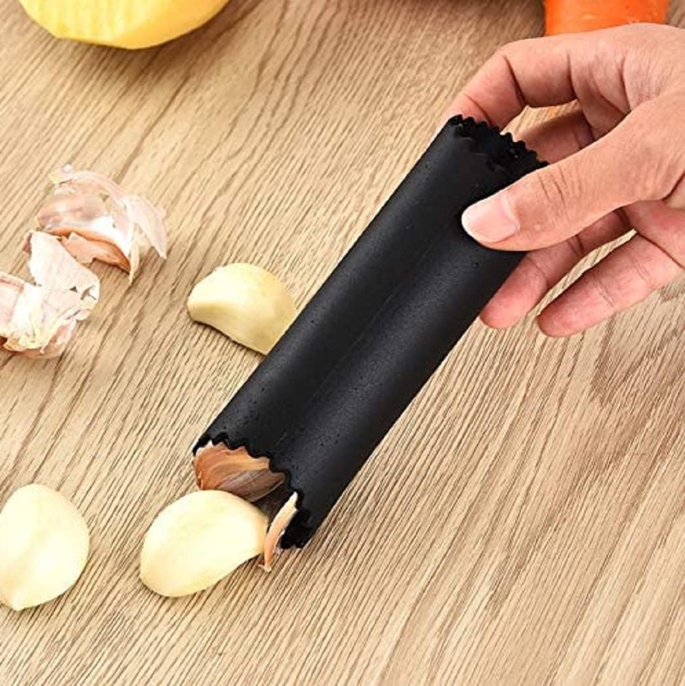 Garlic press kitchen tool garlic peeler professional ginger crusher ergonomic labor-saving crusher garlic press rocker stainless steel
