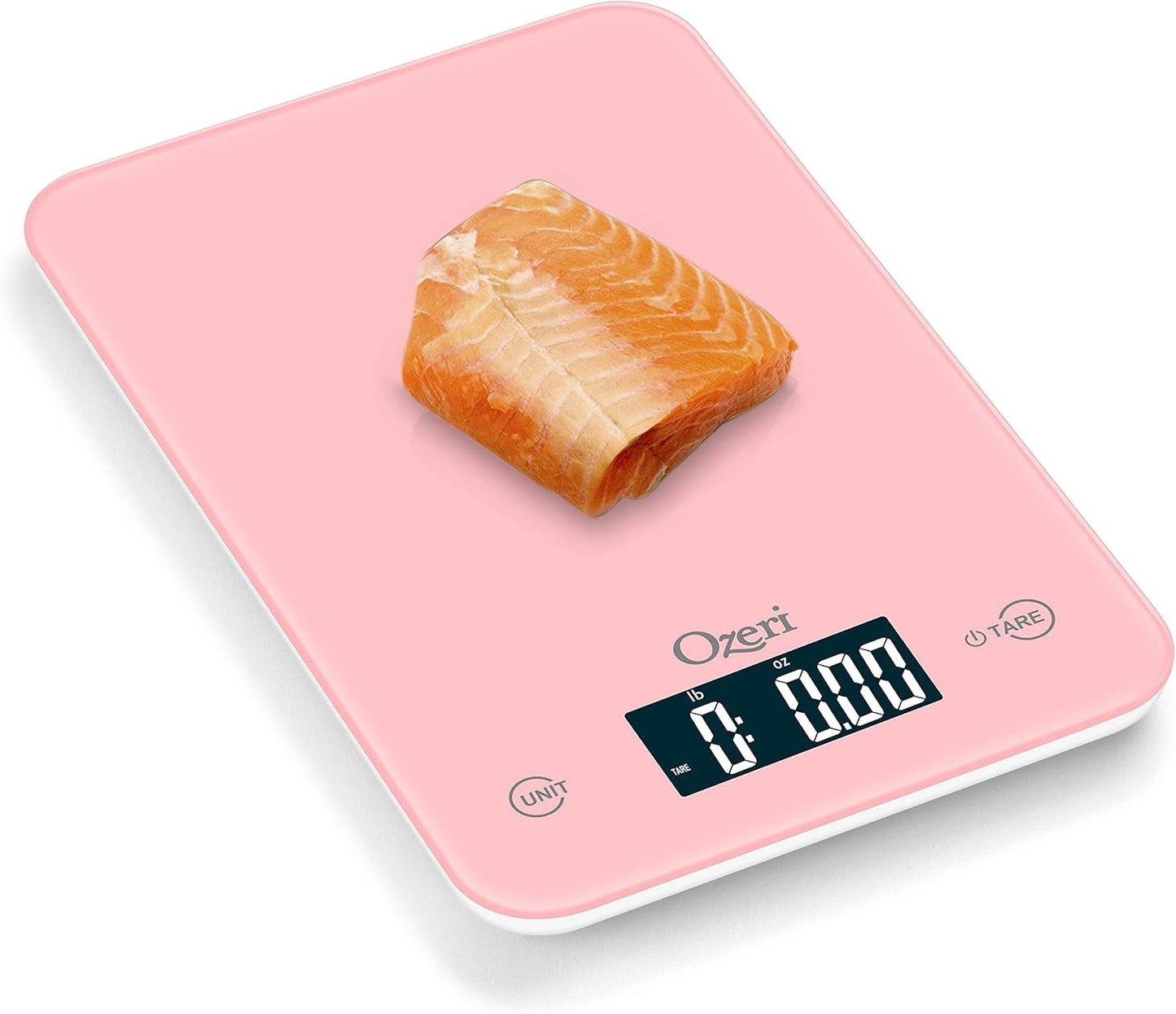 Ozeri Touch Professional Digital Kitchen Scale (12 lbs Edition), Tempered Glass in Elegant Black