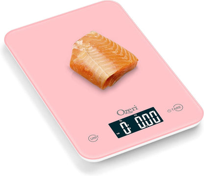 Ozeri Touch Professional Digital Kitchen Scale (12 lbs Edition), Tempered Glass in Elegant Black