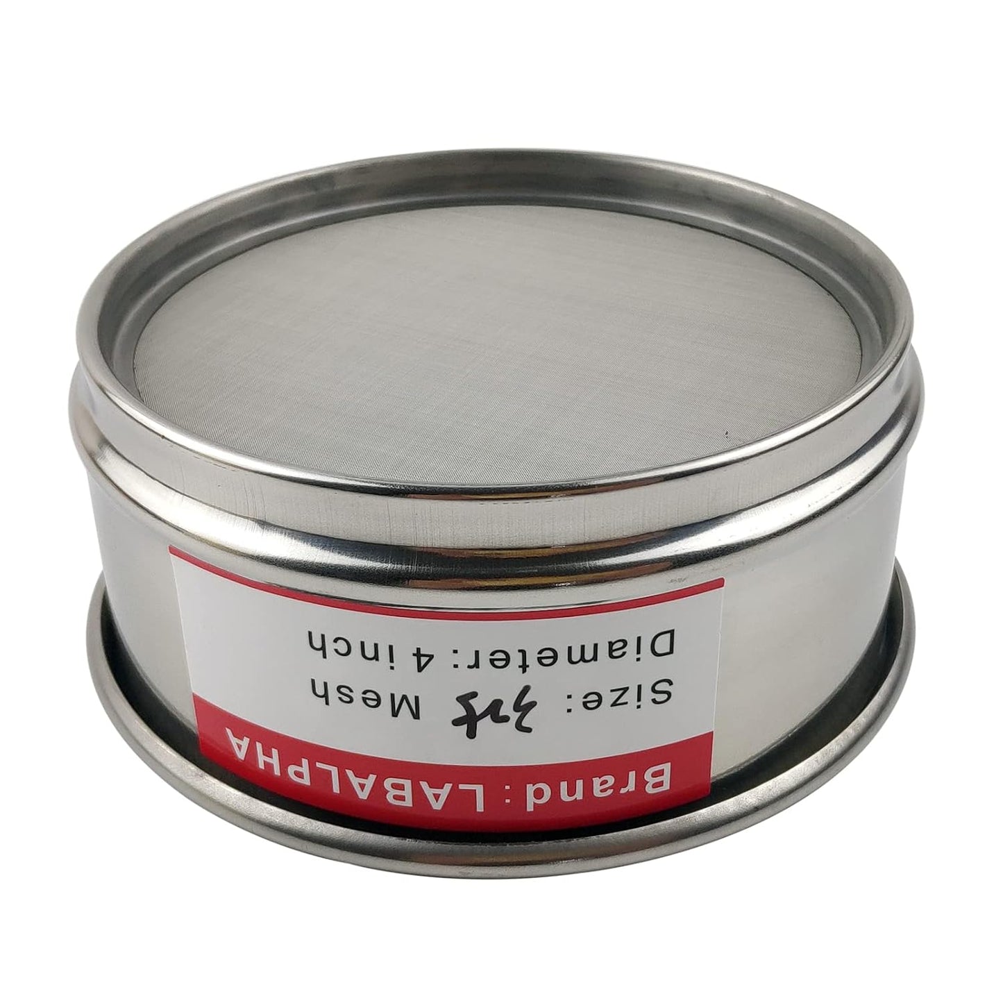LABALPHA 70 Mesh Lab Sieves, Test Sieve #70 Mesh, 4'' Diameter, 304 Stainless Steel Wire Cloth (0.22mm)