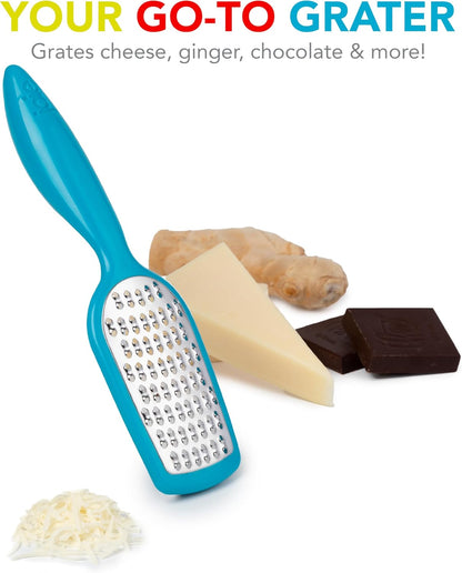 Joie Tower Grater, Double Sided, Stainless Steel, Dishwasher Safe, BPA Free, Kitchen Tool, 1 Count