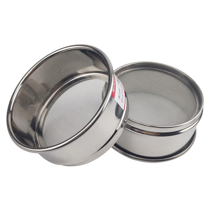 LABALPHA 70 Mesh Lab Sieves, Test Sieve #70 Mesh, 4'' Diameter, 304 Stainless Steel Wire Cloth (0.22mm)