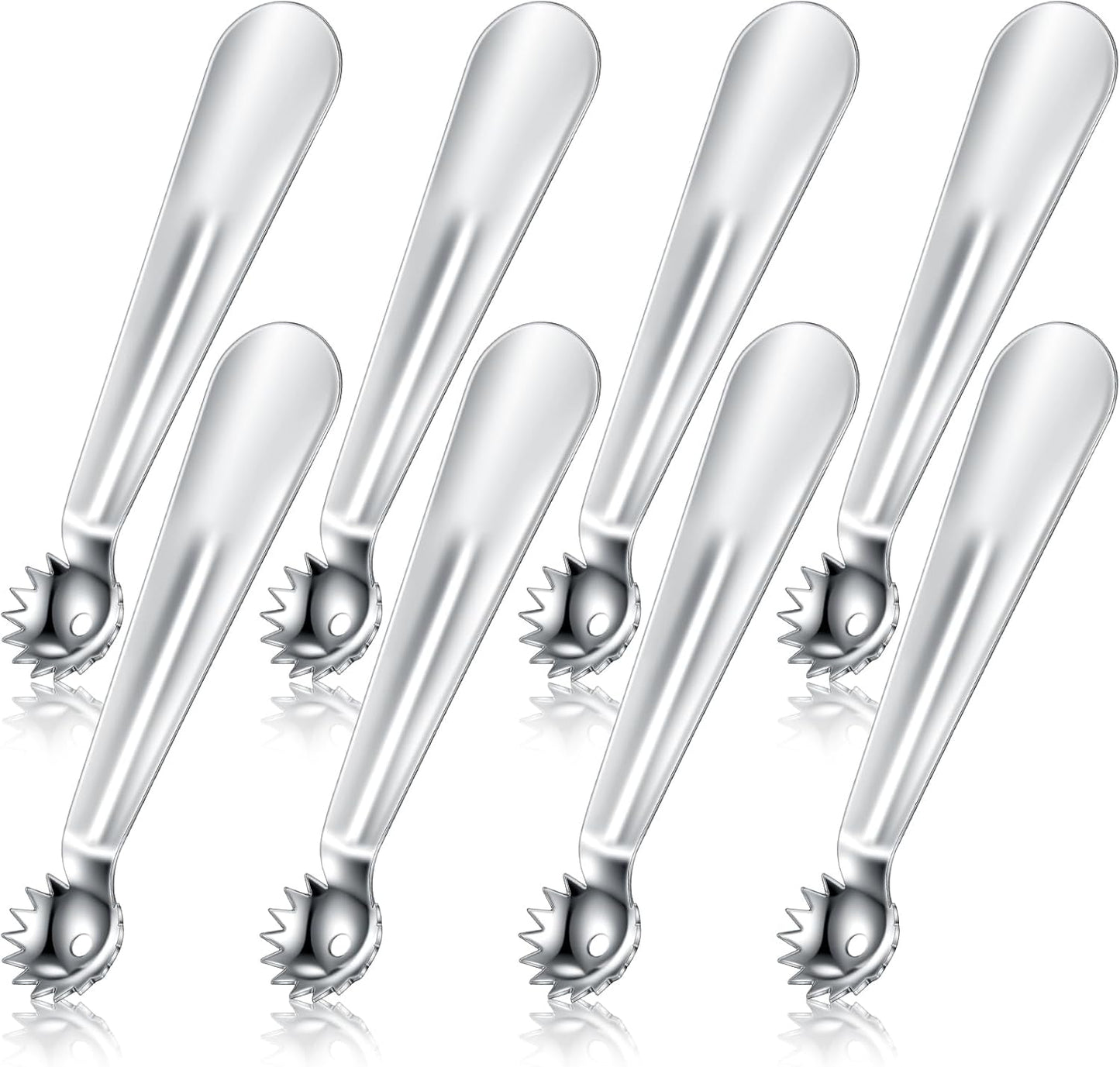 Baderke 2 Pcs Tomato Stem Corer Strawberry Baller Stainless Steel Strawberry Huller Tool Fruit Vegetable Stem Remover