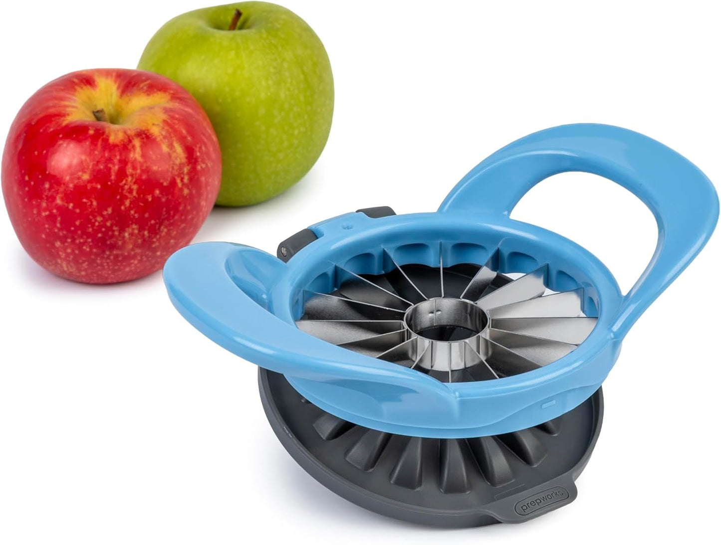 PrepWorks Dishwasher Safe Apple Slicer and Corer – 16-Slice Thin Apple Cutter with Safety Cover