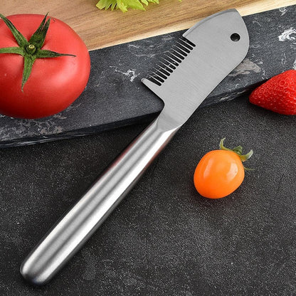 Stainless Steel Multi-purpose Julienne Peeler, Precision Julienne Blade, Vegetable JulienneSlicer, Quick & Easy Kitchen Tool, Comfortable Handle & Hanging Hole, for Fruit, Potatoes, Carrot