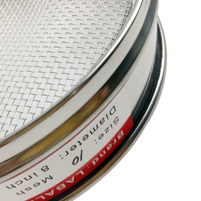 LABALPHA 120 Mesh Lab Sieves, #120 Mesh Test Sieve, 8'' Diameter, 304 Stainless Steel Wire Cloth (0.125mm)