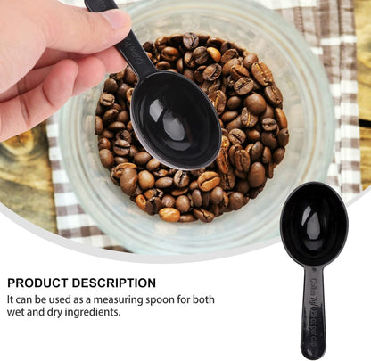 Luxshiny Coffee Bean Measuring Spoons Set 5-Pack 0.25 Oz 7 Gram Plastic Mini Measuring Tablespoons for Coffee Tea Sugar Milk Powder Kitchen Cooking Tool