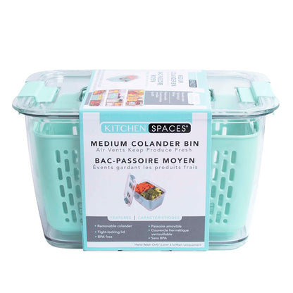 Kitchen Spaces - 1465A6-AMZ Kitchen Spaces Colander Bin, Medium, Gray