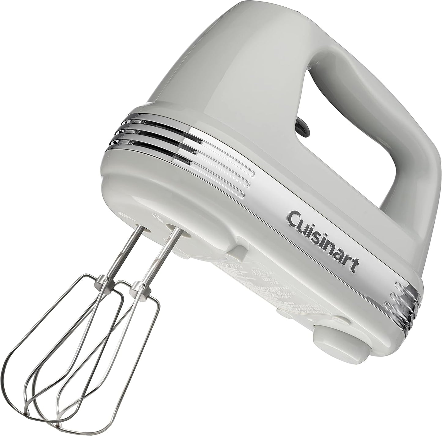 Cuisinart Power Advantage Plus 9-Speed Hand Mixer, 220W Motor, Electric Mixer with Dishwasher-Safe Beaters, Storage Case, HM-90BCS, Brushed Chrome