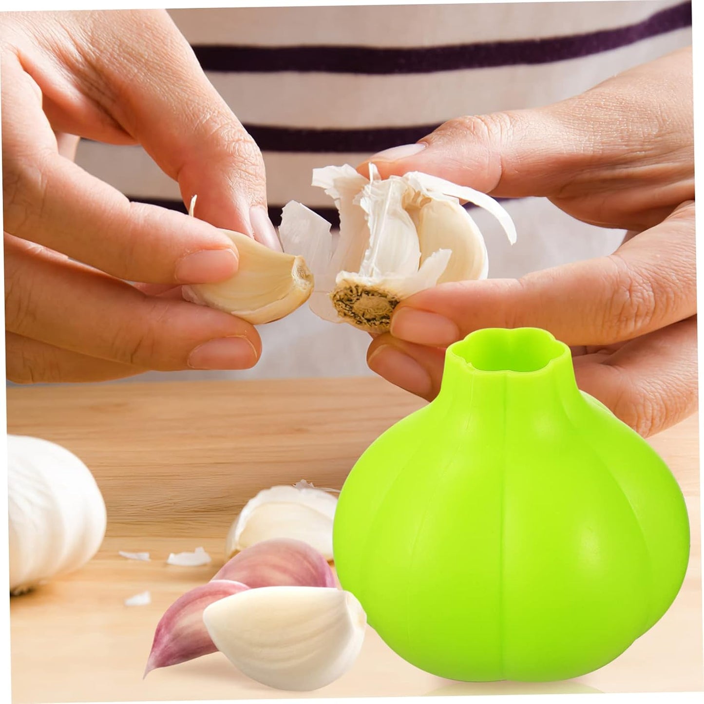 MAGICLULU Silicone Garlic Peeler Tube Lightweight Garlic Skin Remover Tool Safe Non Slip Kitchen Accessory Portable Design for Easy Peel Without Odor and Hand Protection
