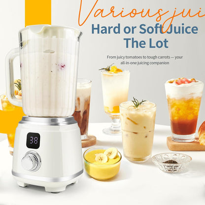 SUNHAIXIA Rechargeable Electric Juicer - Citrus Juicer with Type-c Rechargeable for Orange, Lemon and Grapefruit Juicing. (White-45Watts)