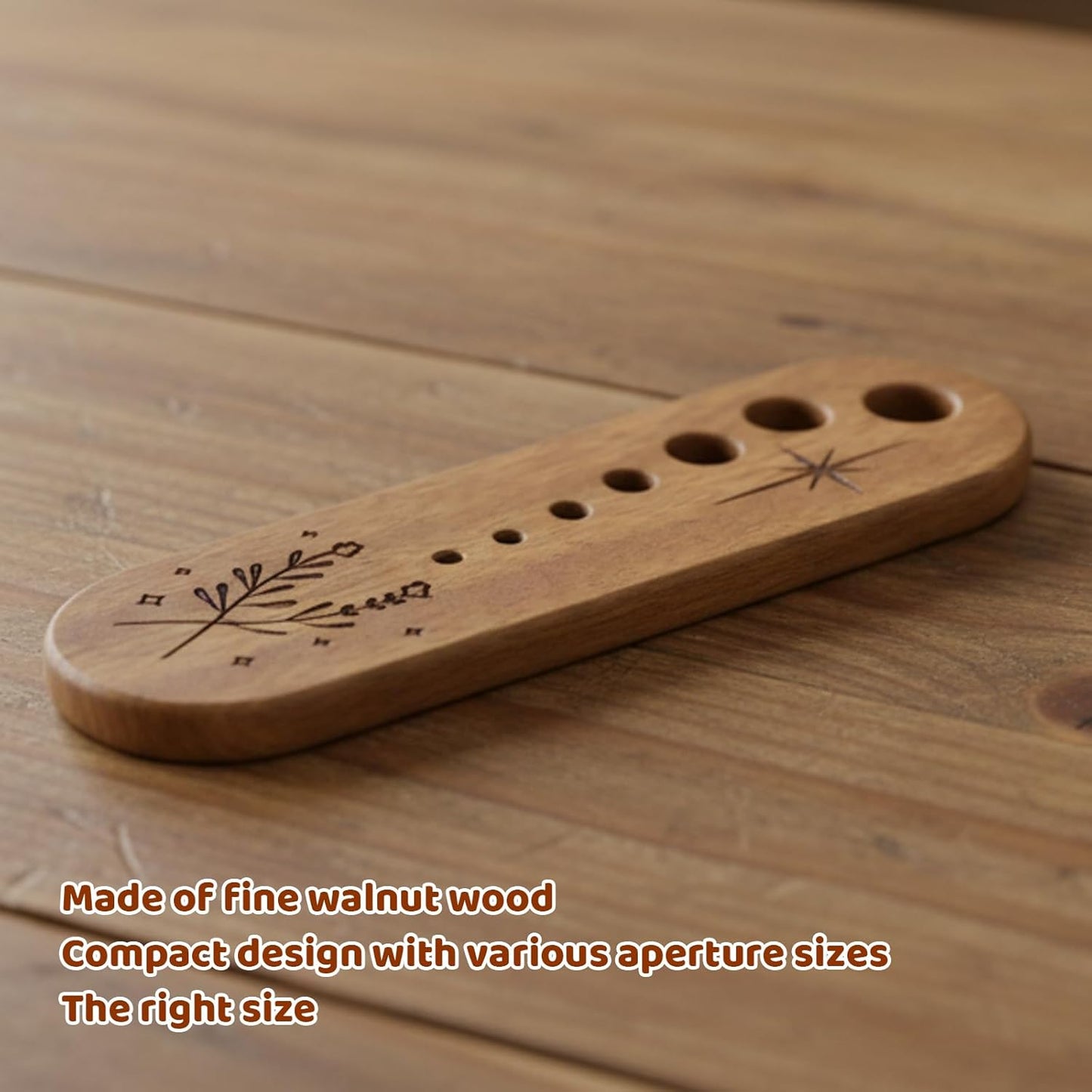 Herb Stripper, Pottery Herb Stripper Bowl for Kitchen Use, Herb Stripping Tool with Wooden Handle, Compact Size 4.6 x 16 cm for Easy Storage, Efficient Herb Processing Solution for User