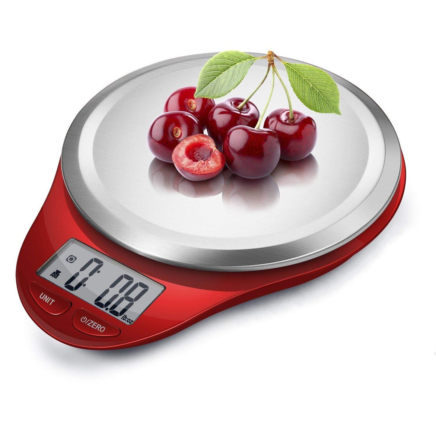 Food Scale, Kitchen Scales Digital Weight Food Grams and Ounces for Weight Loss Baking Cooking of NUTRI FIT, Max 11lb 1g Increment, Backlight LCD Smart Tare Stainless Steel, Easy to Use, AAA Battery