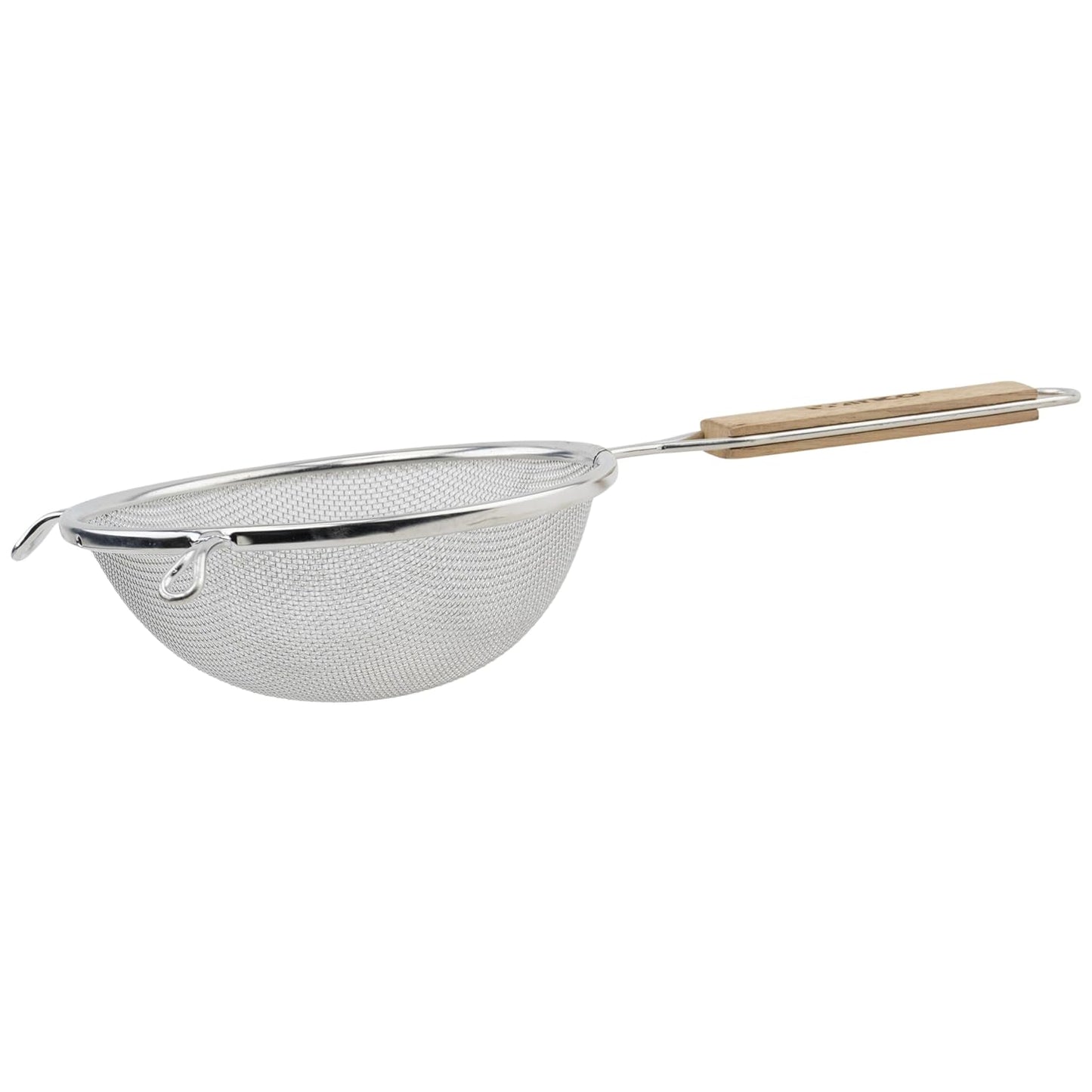 Winco 6-1/4" Single Mesh Strainer, Medium, Tin