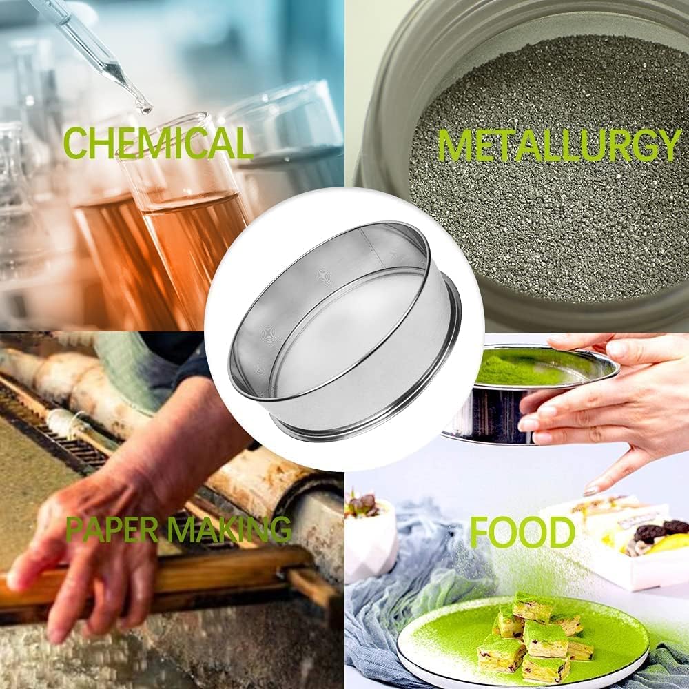 Sidasu Vibrating Sifter Mesh Screen Stainless Steel Vibrating Sieve Mesh Screen 30 Mesh for Automatic Powder Sifter Machine