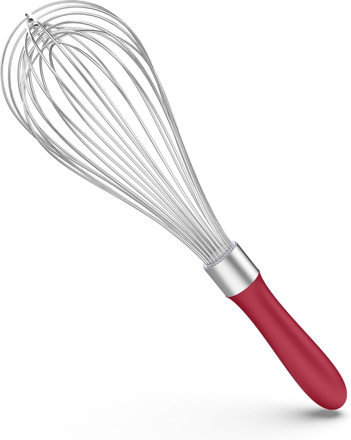 U-Taste 7" Mini Whisk for Cooking: 18/8 Stainless Steel Small Metal Kitchen Wisk, Tiny Hand Mixing Tool for Coffee, Egg, Sauce, 6-Wires Compact Head for Baking, Beating in Bowl, Mug, Jar (Set of 2)
