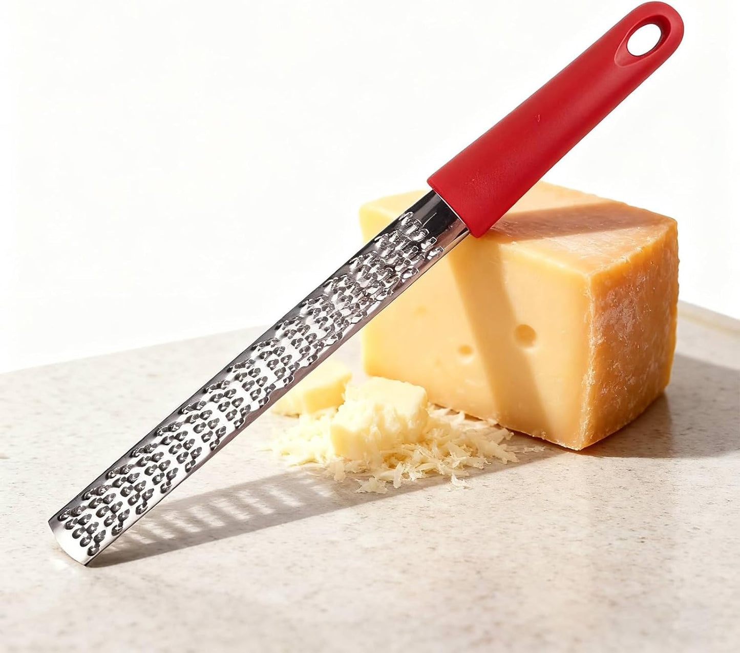 Lemon Zester,Zester Grater for Cheese Chocolate Fruits,304 Stainless Steel 12.5inch