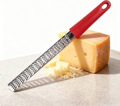 Lemon Zester,Zester Grater for Cheese Chocolate Fruits,304 Stainless Steel 12.5inch