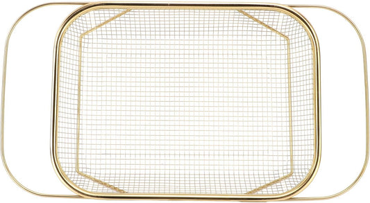 Yosoo Expandable Stainless Steel Colander, Over The Sink Colander with Fine Mesh Basket Kitchen Strainer for Strain Drain Rinse Vegetables Fruits Dishes (Silver)
