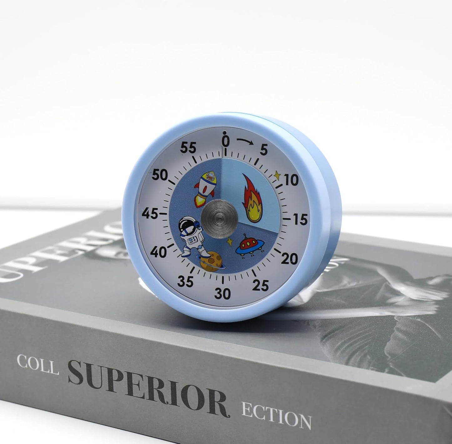 Kitchen Timer, Magnetic Visual Countdown Timer with Loud 72dB Alarm Mechanical Analog Dial for Cooking Baking Home Gym Office