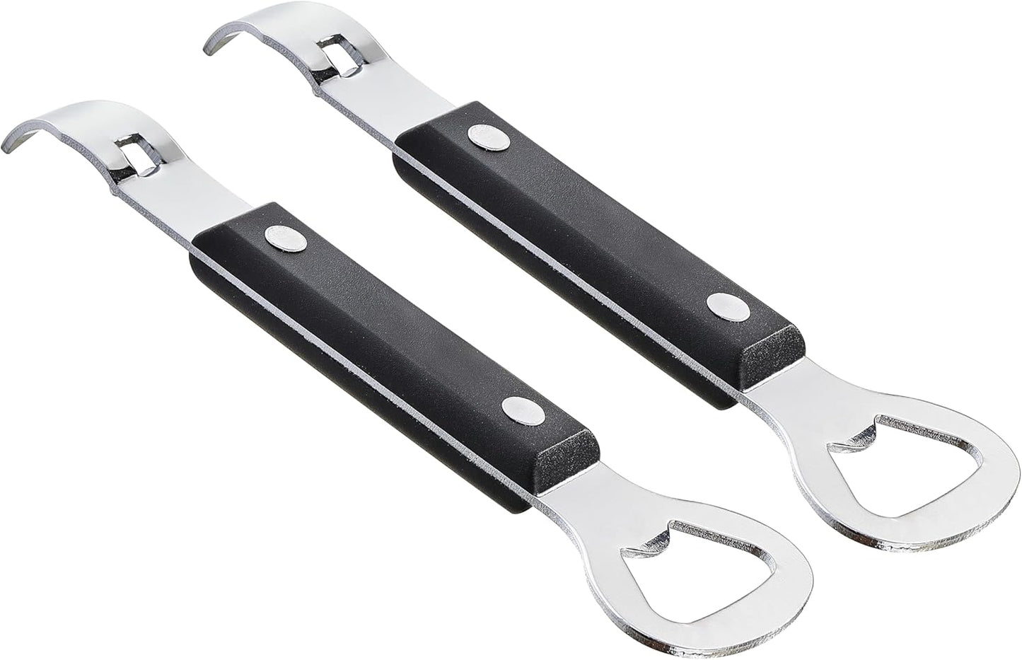 2PCS Bottle Opener, JINLIFA Stainless Steel Manual Can Punch Bottle Cap Beer Bottle Openers, Dishwasher Safe