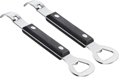 2PCS Bottle Opener, JINLIFA Stainless Steel Manual Can Punch Bottle Cap Beer Bottle Openers, Dishwasher Safe