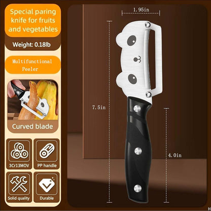 Vegetable Peeler Sharp Stainless Steel Blades for Veggie Potato Sugarcane Pumpkin Papaya Peeling Tool