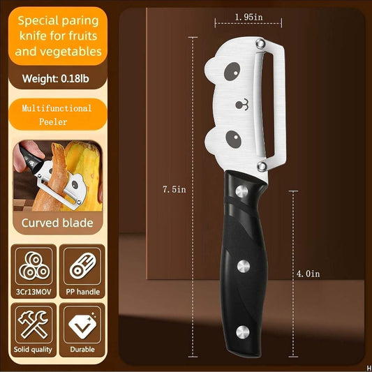 Vegetable Peeler Sharp Stainless Steel Blades for Veggie Potato Sugarcane Pumpkin Papaya Peeling Tool