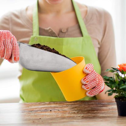 Cast Aluminum Utility Scoop, 5-Ounce - Round Bottom, Small ice scoop For Multi-Purpose Use, With Finger Groove Handle (Hand Wash Only) 5 oz.