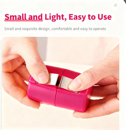Premium PP Egg Shell Opener & Cracker, Clean Crack Egg Tool with Built-In Separator, Fits Multiple Egg Sizes, Dishwasher Safe Kitchen Gadget for Raw & Soft-Boiled Eggs, Rose Red