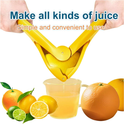 Lemon Squeezer, Effortless Manual Flat Lime Juicer Squeezer, Hand Citrus Press,Space-Saving Design for Saving Space Storage,handheld lemon sjuicer for Lime, Orange & Citrus Fruits