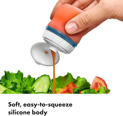 OXO Good Grips Prep and Go Silicone Squeeze Bottle 2 Pack - Ocean Blue