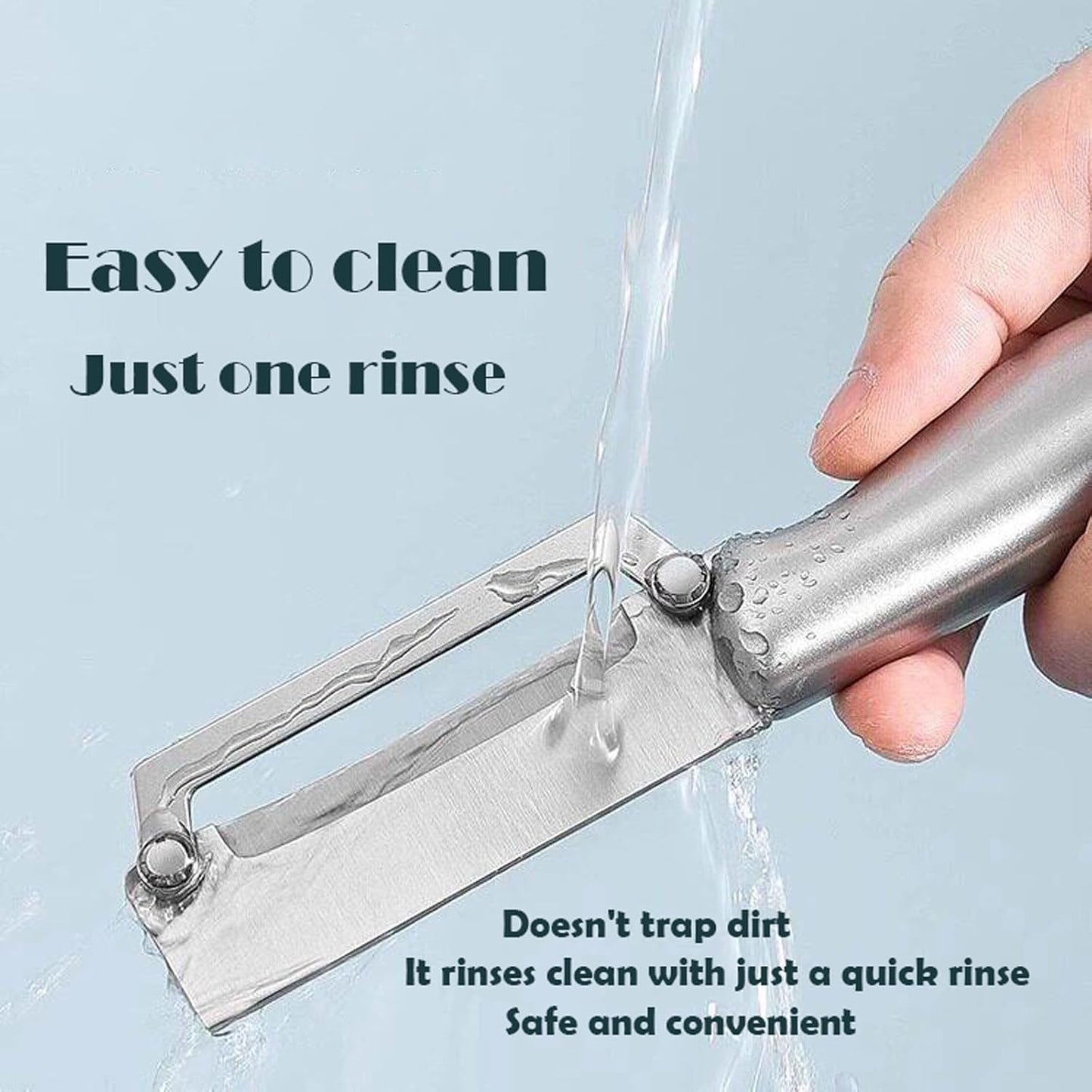 Multifunctional Vegetable Peeler,Zero Flex Peeler with Wooden Handle and Bottle Opener,Stainless Steel Kitchen Tool Suitable for All Kinds Of Vegetables and Fruits(2 PCS)