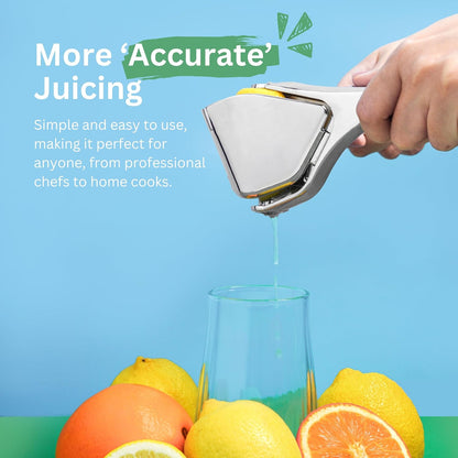 Heavy‑Duty Stainless Steel Lemon Squeezer | Hand Press Citrus Juicer for Lemons, Limes & Oranges – Ergonomic, Rust‑Proof, Dishwasher Safe