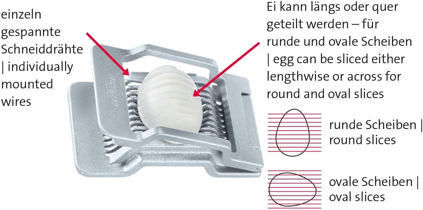 Westmark Egg Slicer Justus, Grey