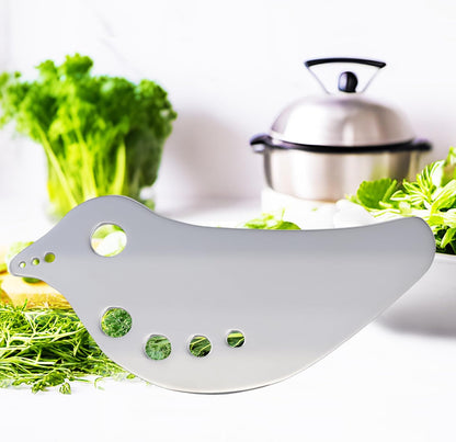 Herb Stripper Tool – Stainless Steel Kale Stripper Tool Stem & Leaf Remover with Handle for Chard and Collard Greens