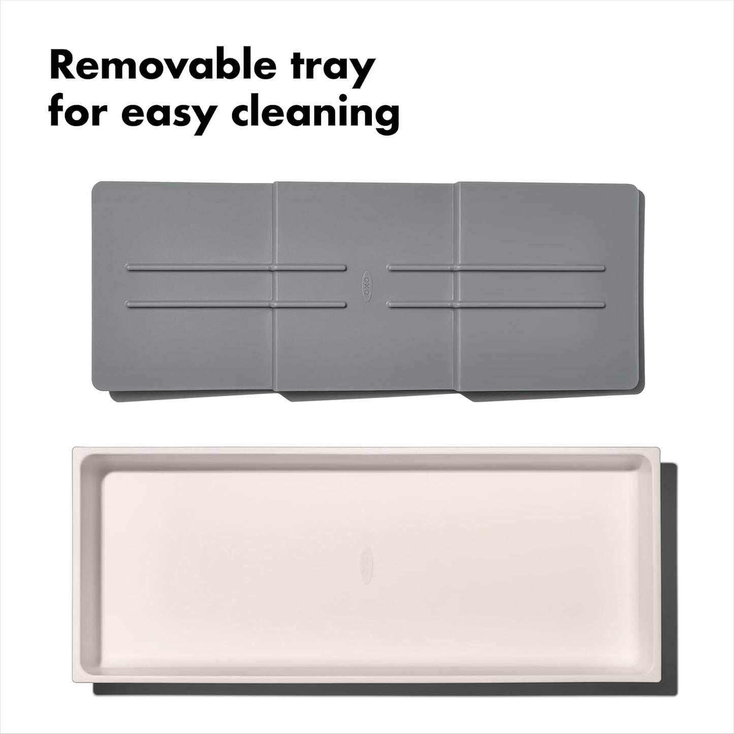 OXO Good Grips Kitchen Drawer, Expandable Utensil Organizer, White