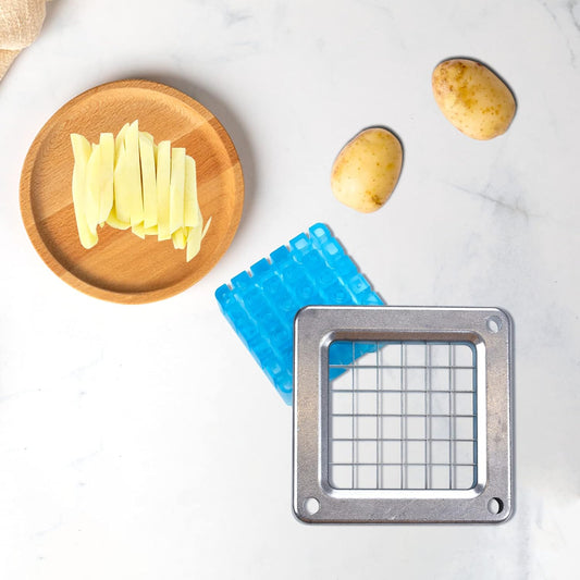 French Fry Cutter, 3/8 inch French Fry Cutter Replacement Blade with Frame.This Product is Only for Nibiuht French Fry Cutters