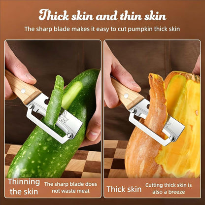 Vegetable Peeler Sharp Stainless Steel Blades for Veggie Potato Sugarcane Pumpkin Papaya Peeling Tool