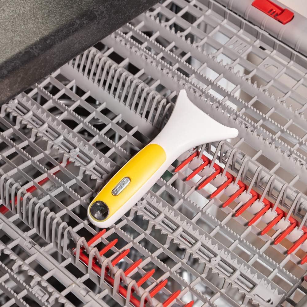 Zyliss Corn Stripper – Extra Sharp Corn on the Cob Stripper Tool & Kernel Remover with Stainless Steel Serrated Blade – Ergonomic Handle – Dishwasher Safe – Yellow/Black