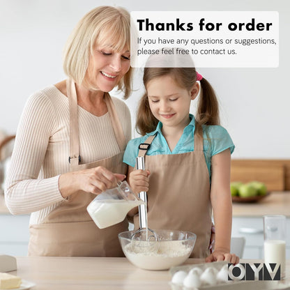 OYV 304 Stainless Steel Dough Whisk, Dishwasher Safe Danish Dough Whisk, Dutch Bread Whisk for Sourdough, Pizza, Pastry, Cake Batter, 12-inch Sourdough Tools