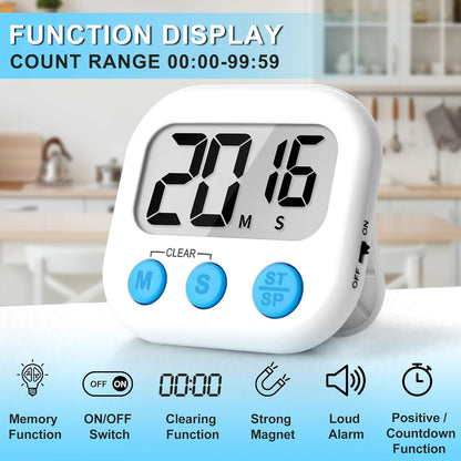 ZILLEEN Classroom Timer for Kids Teachers 2 Pack Digital Timers