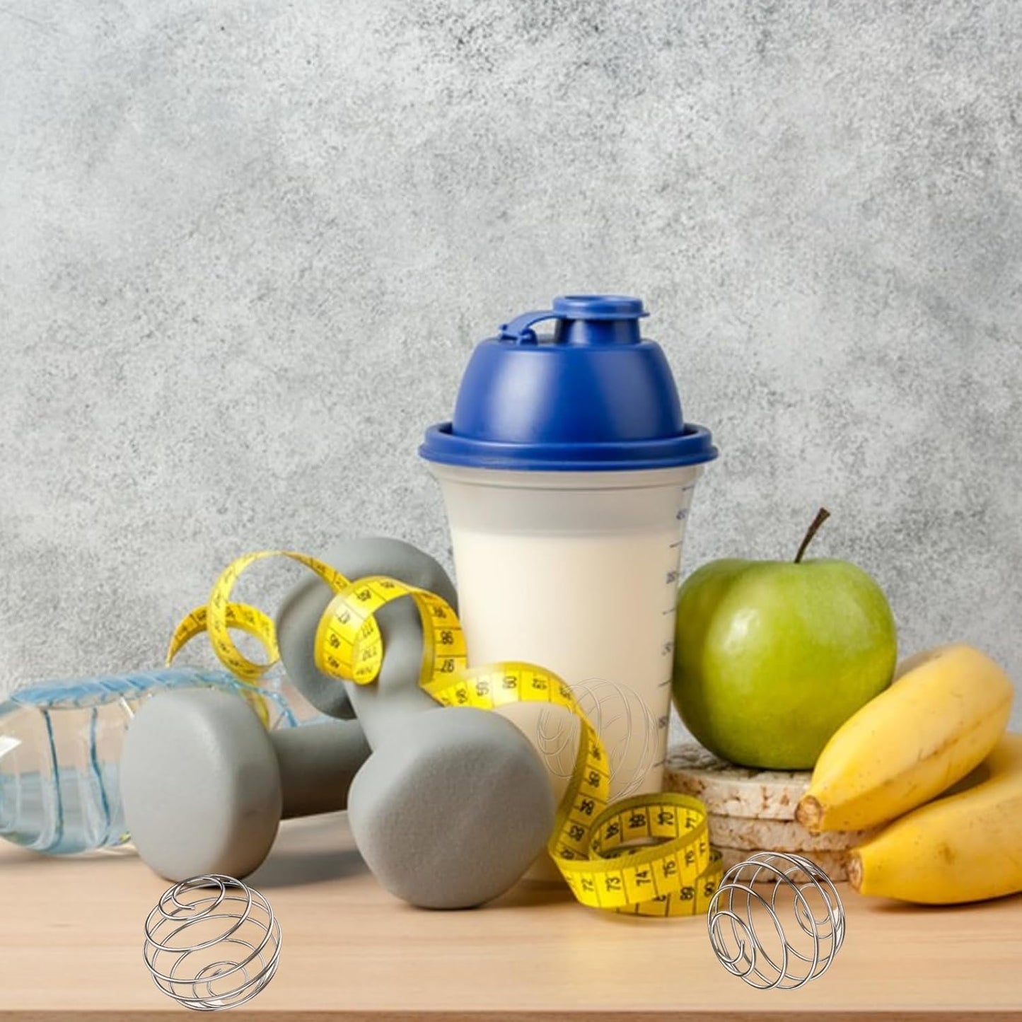 Shaker Balls, 2.1 Inch, 2PCS Mixing Balls, 304 Stainless Steel, No Chunks, Whisk Balls Shaker Cups, Mixer Bottles, Mason Jars, Protein Shakes, Smoothies