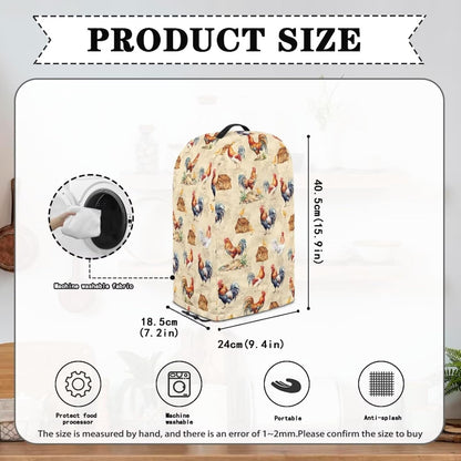 Coffee Pastry Blender Dust Cover with Drawstring Field Stand Mixer or Coffee Maker Cover Anti Fingerprint Polyester Appliance for Home Kitchen Decor